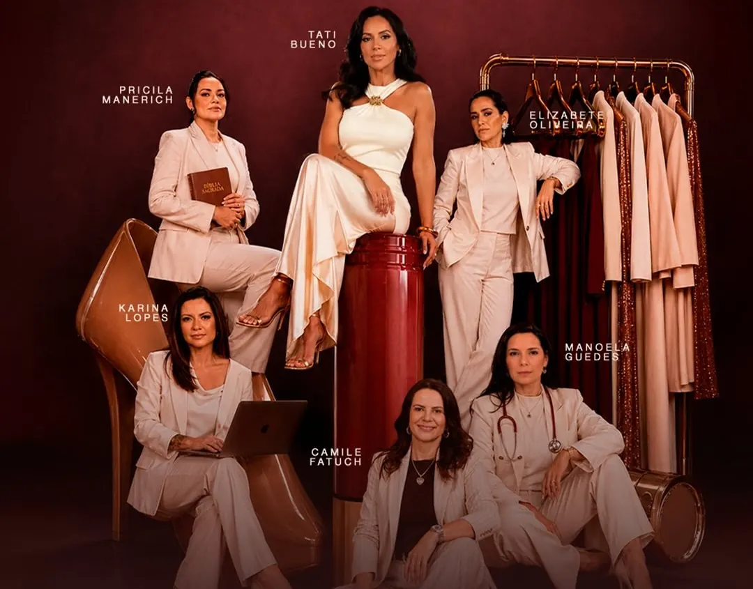 Elizabete Oliveira, Karina Lopes, Pricila Manerich, Manoela Guedes, Camile Fatuch e Tati Bueno